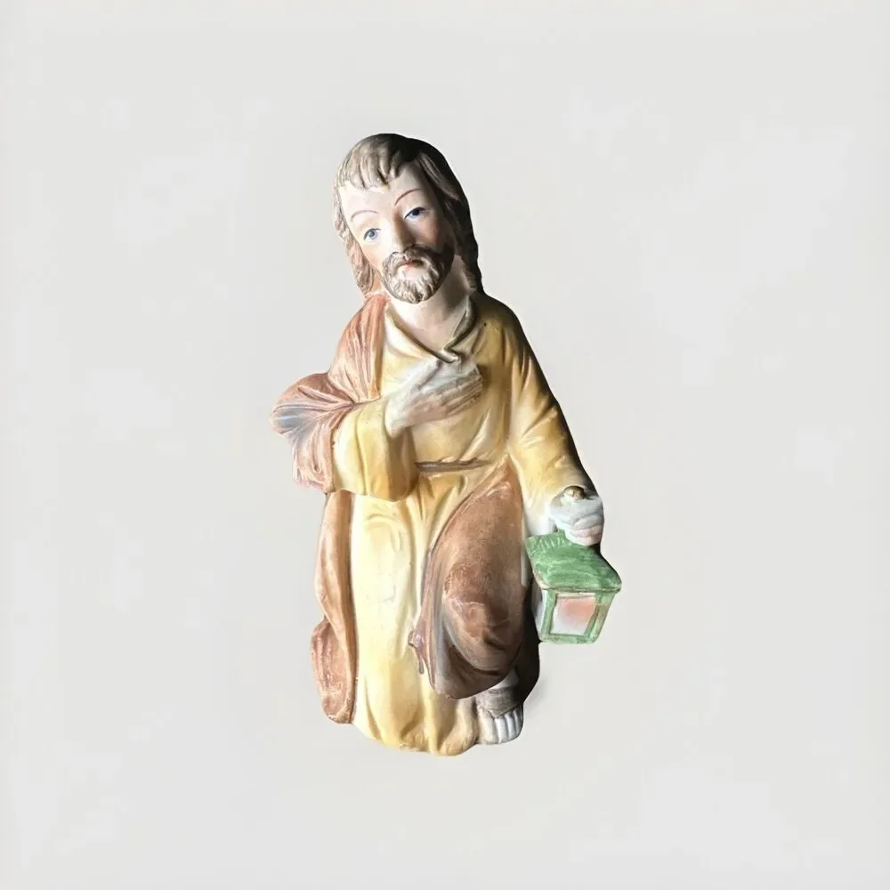 Vintage HOMCO Nativity Joseph Figurine Porcelain 6” #5253 Christmas